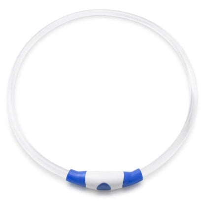 Leuchthalsband Blau