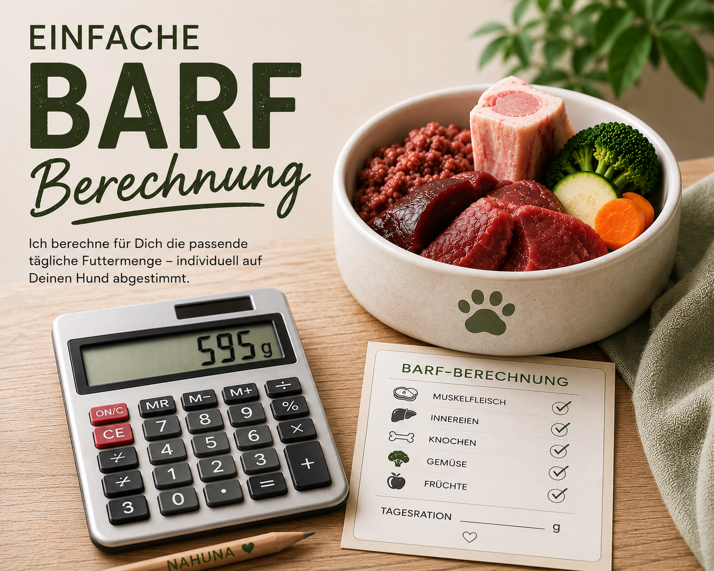 Einfache Barf Berechnung